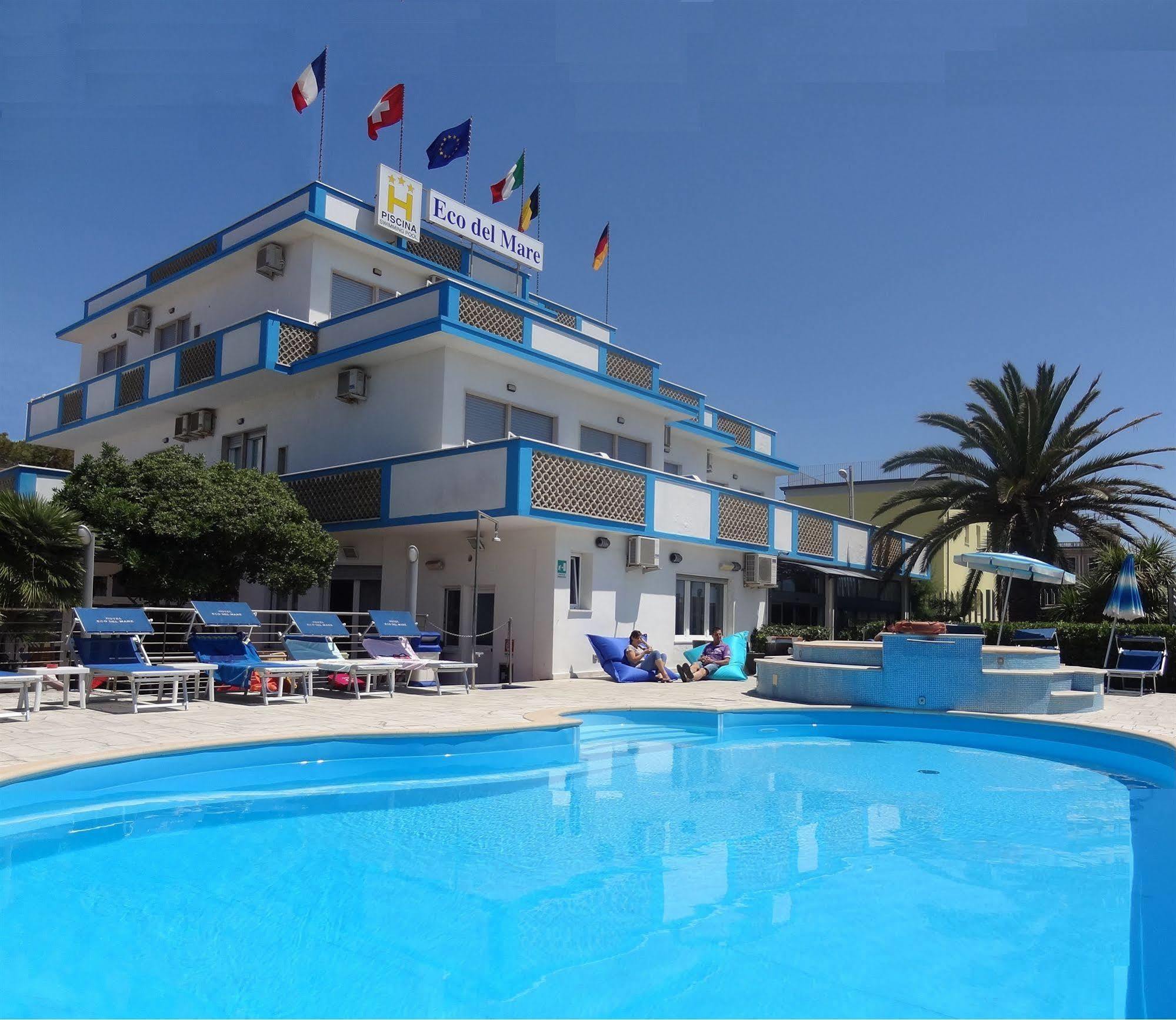 Hotel Eco Del Mare Marina di Massa Exterior foto